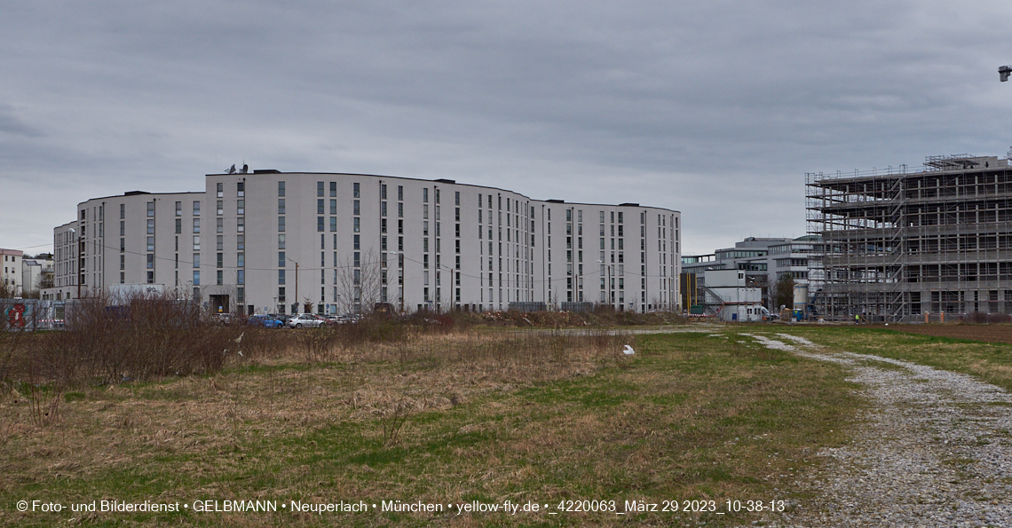 29.03.2023 - Baustelle REVO und Umgebung in Neuperlach